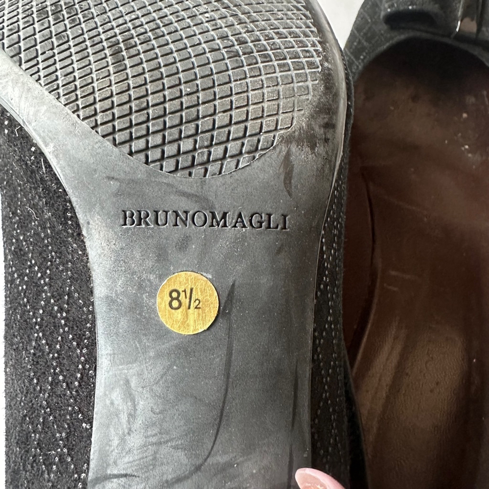 Vintage Bruno Magli Heels Black Women's Size 8.5 - Picture 8 of 8